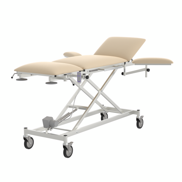 Стол перевязочный передвижной СППэ VLANA (электропривод) (кож.зам. бежевый (1010))