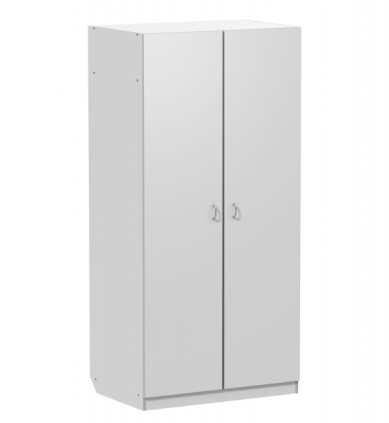 Шкаф медицинский для одежды двухстворчатый МД-501.02 (цвет белый)