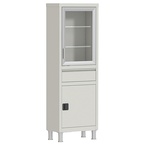 Шкаф одностворчатый медицинский МСК-642.12 (цвет белый  )