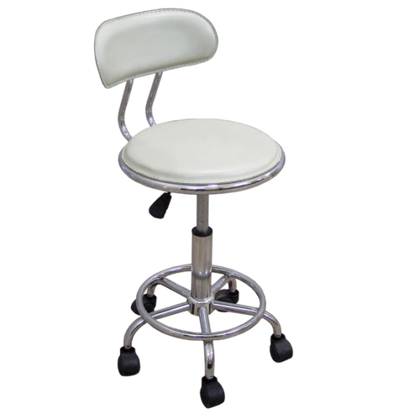 Табурет НС-303 (кож.зам.белый )