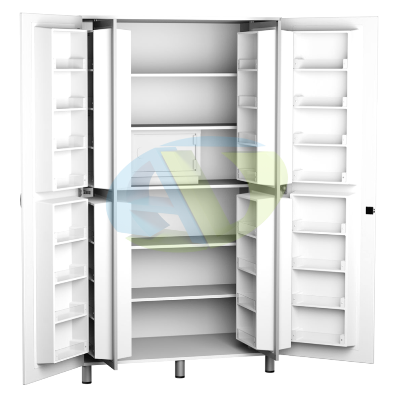 Шкаф для медикаментов аптечный АСК ША.02.00, трейзер металлический