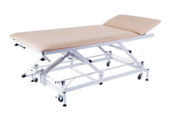 Стол массажный КСМ-042г (гидропривод) (кож.зам.бежевый 1044 Skaden)