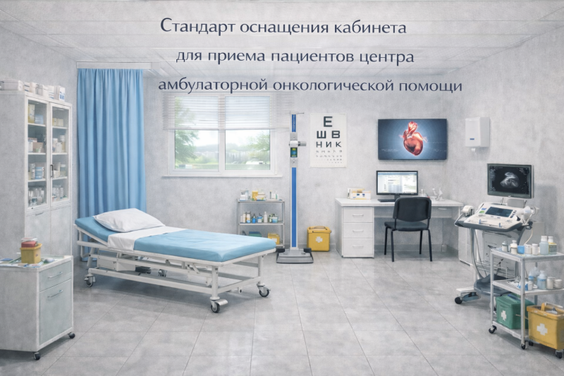 Стандарт оснащения кабинета для приема пациентов центра амбулаторной онкологической помощи
