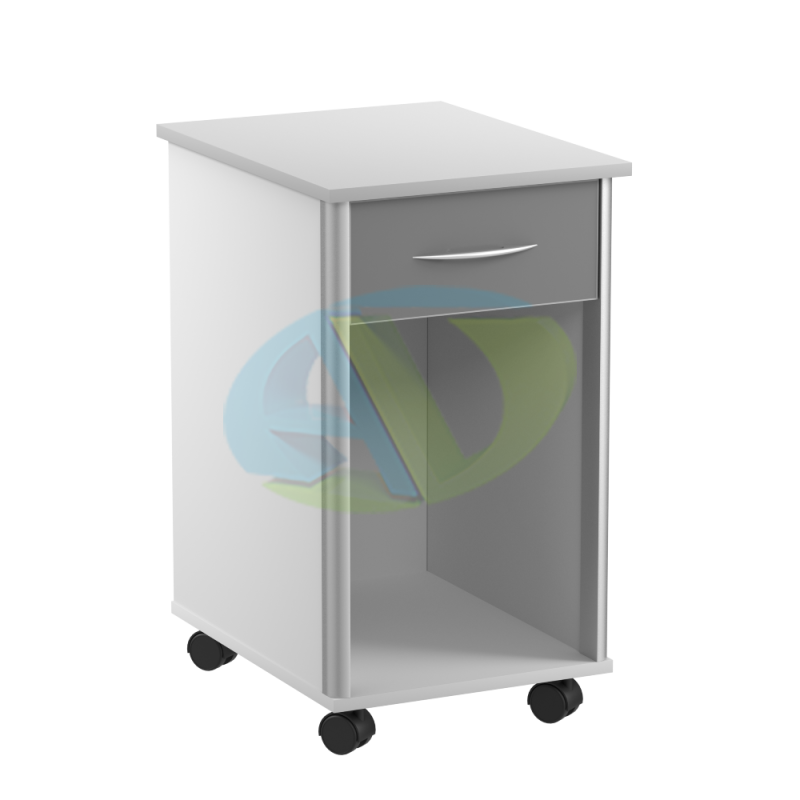 Тумба лабораторная АСК ТЛп.08.00 Стандарт Плюс (разборная) на колесах