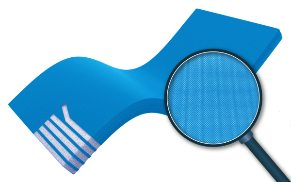 Матрац медицинский беспружинный с водонепроницаемым чехлом НПВ 7.2.5.2. (2000*850*100) (оксфорд голубой, чехол Эконом)