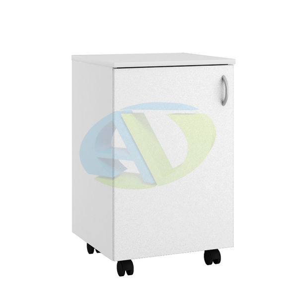 Тумба медицинская АСК ТМ.03.01 на колесах (дверка)