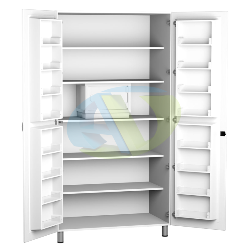 Шкаф для медикаментов аптечный АСК ША.01.00, трейзер металлический