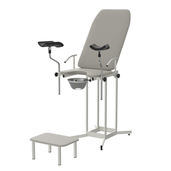 Кресло гинекологические КГУ-05.00-Горское (кож.зам. серый (7001)_)