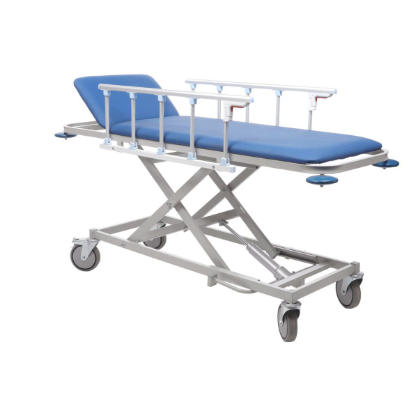 Тележка для перевозки больных Промет МД ТБЛ-01 (иск.кожа синяя)