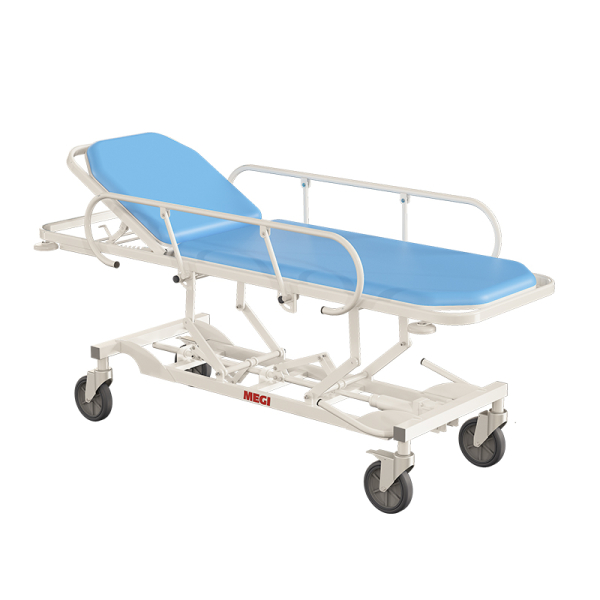 Тележка для перевозки пациентов МСК-440 (двухсекционная) (колеса 200 мм)