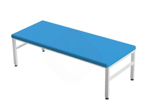 Банкетка без спинки Артинокс AR-A04 (кож.зам.голубой 5154 Skaden)