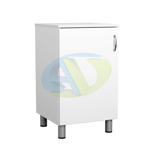 Тумба медицинская АСК ТМ.03.01 на опорах (дверка)