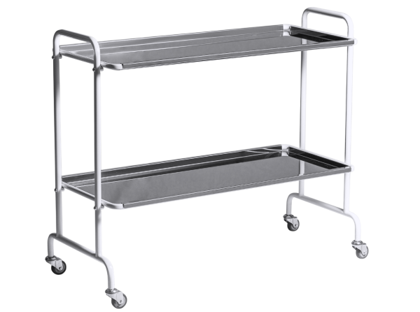 Столик медицинский для хирургического инструмента Ока-Медик СМХ-6 (н/н) (мебельные колеса)