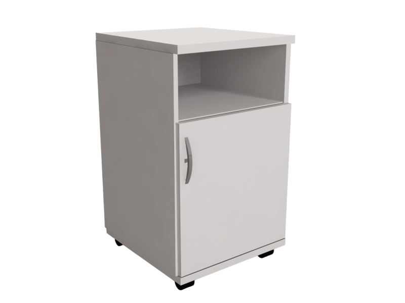 Тумба прикроватная ТП 1/01 на колесах (ниша, дверь)