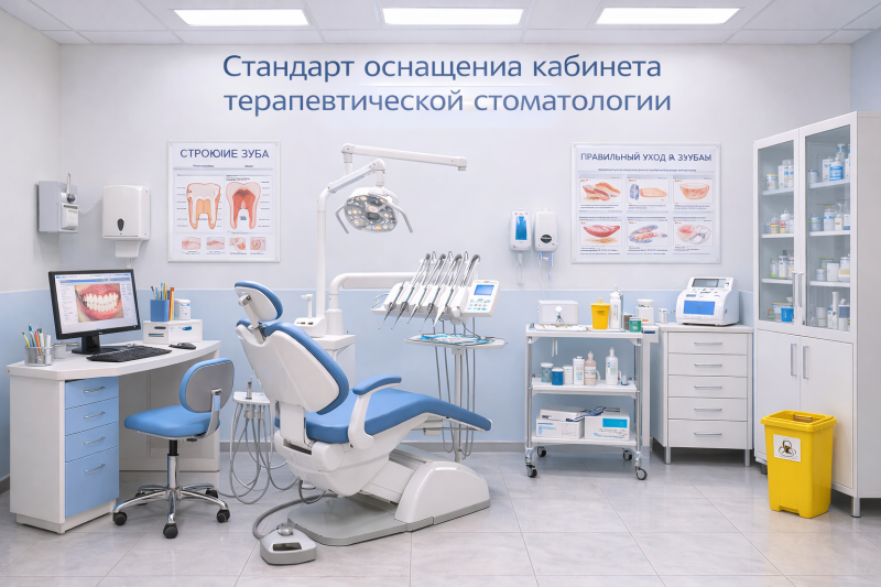 Стандарт оснащения кабинета терапевтической стоматологии