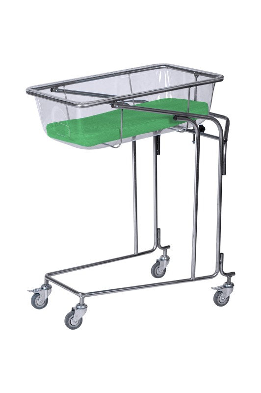 Кровать для новорожденных КН Ока-Медик (нержавеющая сталь)