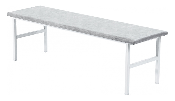 Банкетка без спинки МСК-207 (обивка серая)