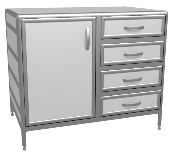 Стол-тумба лабораторный СТЛ 2-08