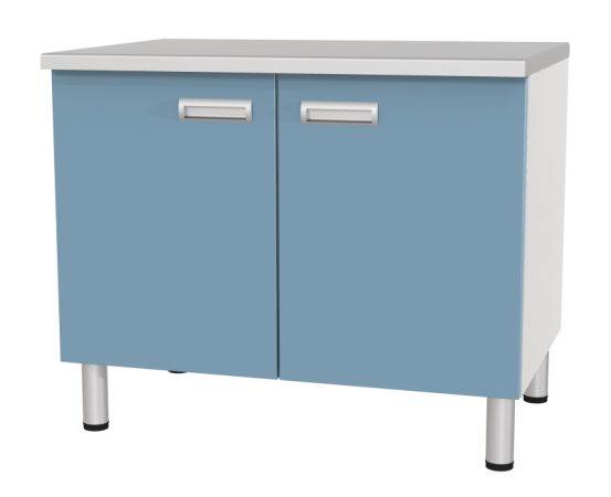 Стол лабораторный двухтумбовый СЛ-03-МСК-101