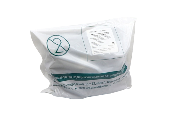 Одноразовый комплект дыхательный КДО-МП-Д (мешок реанимационный типа "Амбу"), детский