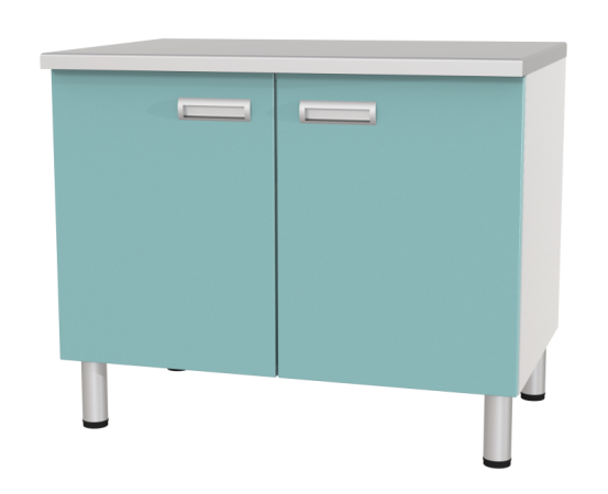 Стол лабораторный двухтумбовый СЛ-03-МСК-101