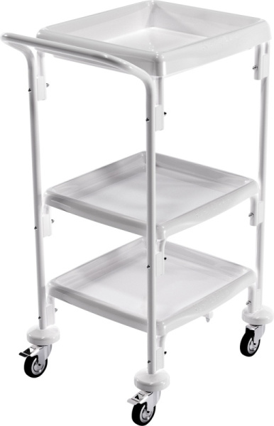 Столик медицинский передвижной ТМп-КРОНТ-5п (н/п пласт)