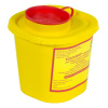 Контейнер одноразовый для сбора острого инструментария класса Б МК-01 (0,5 литра) (желтый)