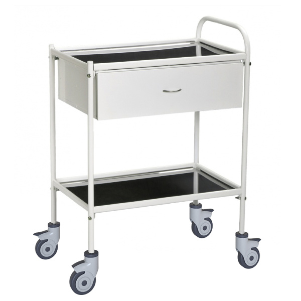 Столик манипуляционный передвижной МСК-548-01 с 1 ящиком