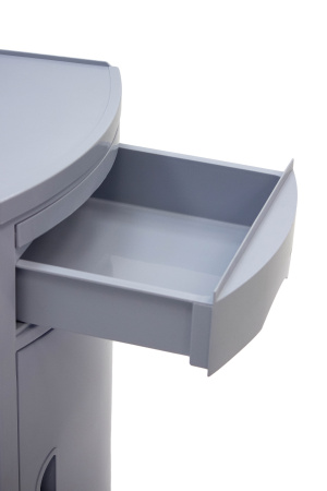 Тумба медицинская MET TL-220 (фасад серо-белый)