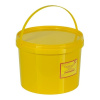 Контейнер одноразовый для сбора органических отходов МК-02 (10 литров) (класс Б) (желтый)