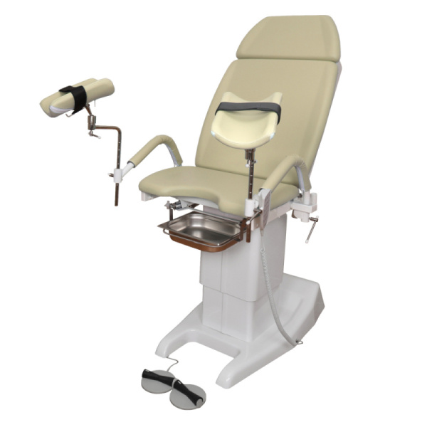 Кресло гинекологическое КГ-6 ДЗМО с ручной регулировкой высоты подколенников