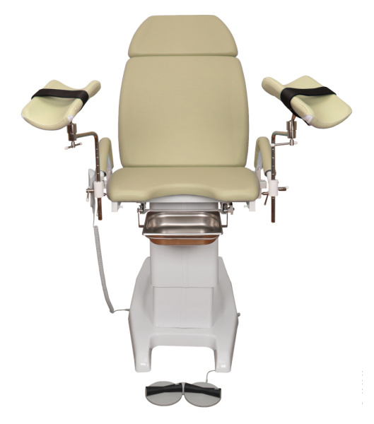 Кресло гинекологическое КГ-6 ДЗМО с электрической регулировкой высоты подколенников