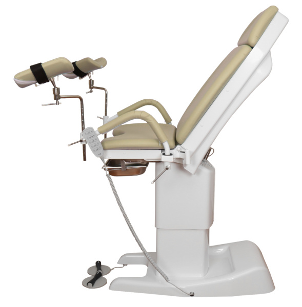 Кресло гинекологическое КГ-6 ДЗМО с электрической регулировкой высоты подколенников