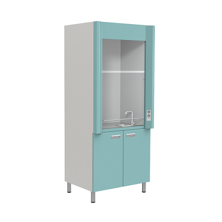 Шкаф вытяжной ШВ-01-951-МСК тумба две дверки, с подводом воды