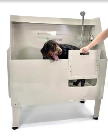 Ванна для груминга wikiGROOM DEEP с 3-мя уровнями высоты поддона 1500мм