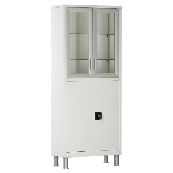 Шкаф двухстворчатый медицинский с ригельным замком МСК - 647.12