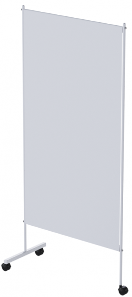 Ширма медицинская односекционная МСК-301 на колесах