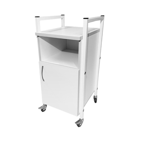 Тумба медицинская на металлокаркасе MD TМ 13.06 (ниша, дверь)