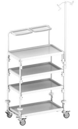 Тележка эндоскопическая с навесной полкой ТЭ-4-01-КРОНТ