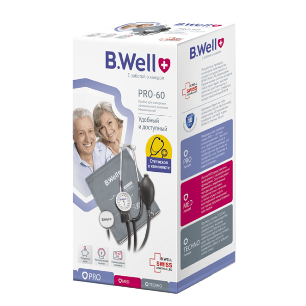 Тонометр механический B.WELL PRO-60