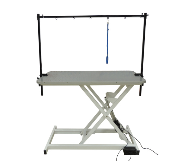 Стол для груминга wikiGROOM S800 120 х 60 см электрический с П-образным держателем