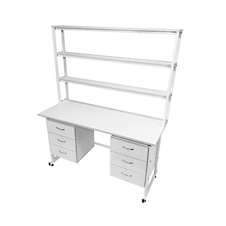 Стол лабораторный с надстройкой СЛн 16.008