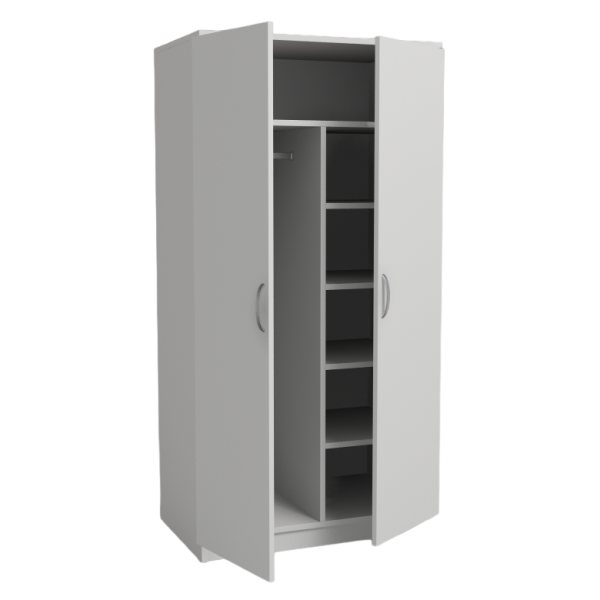 Шкаф для одежды двухстворчатый ШО 2/03 без опор