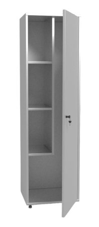 Шкаф для хозяйственного инвентаря (цвет серый)