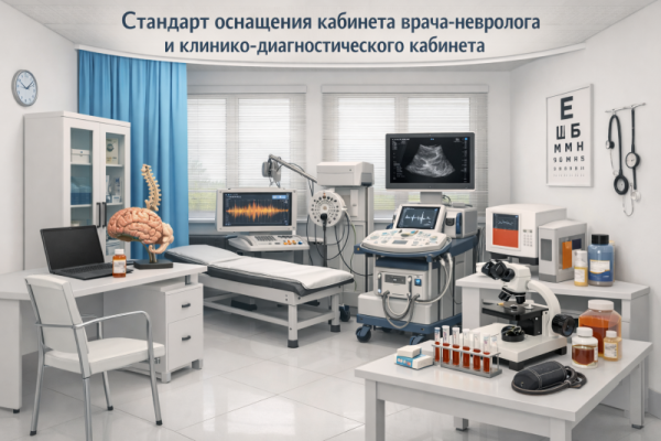 Стандарт оснащения кабинета врача-невролога и клинико-диагностического кабинета