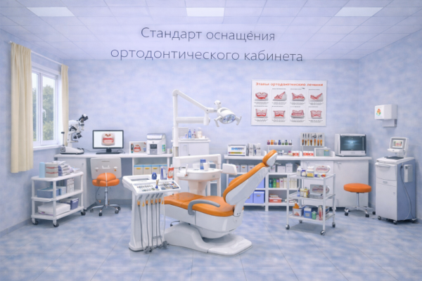 Стандарт оснащения ортодонтического кабинета