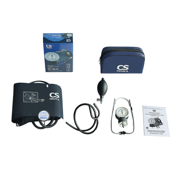 Тонометр механический CS Medica CS-105 М (встроенный фонендоскоп)