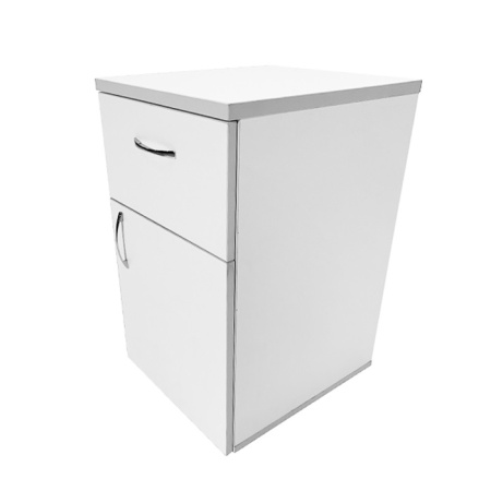 Тумба медицинская MD TМ 13.13 на колесах (ящик, дверка)