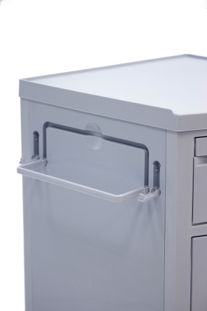 Тумба медицинская MET TL-220 (фасад серо-белый)