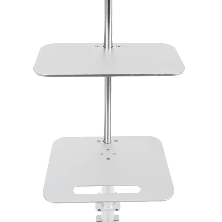 Штатив для длительных вливаний МЕТ FM-160  с двумя полками для шприцевых насосов и мониторов слежения